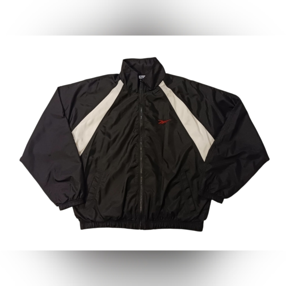 Vintage 90's Reebok Colorblock Windbreaker Jacket (L)